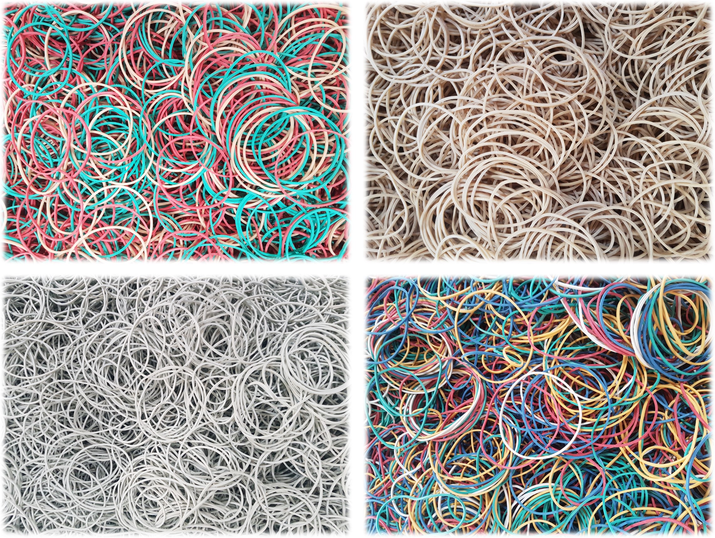 rubber bands, natural rubber bands, compound rubber bands